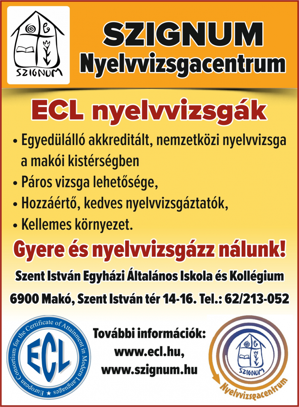 ECL Nyelvvizsga hely Szignum